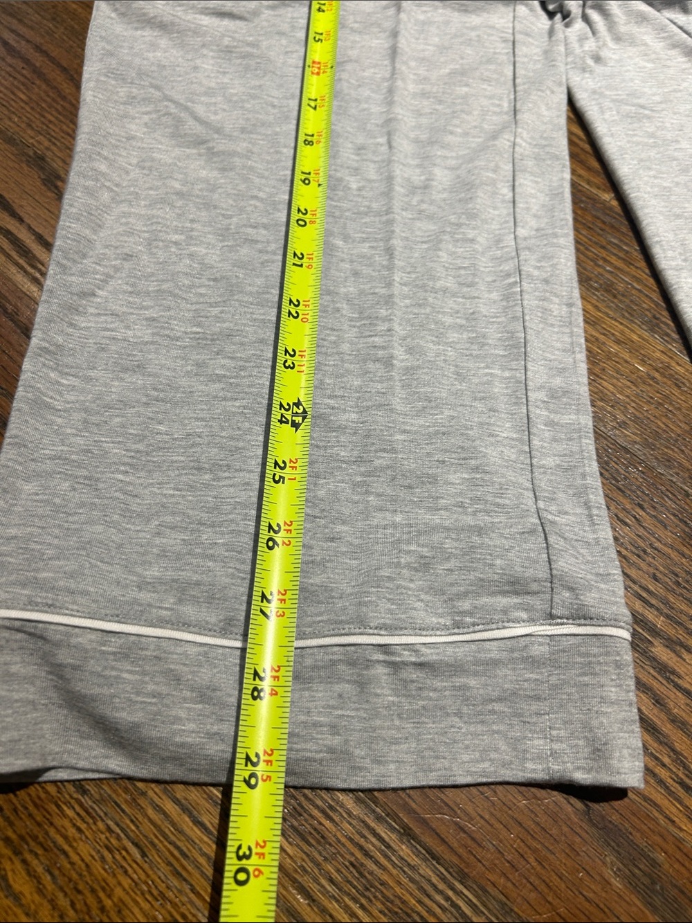 Auden Light Gray Short-Sleeve Pajama Set with Piping - Picture 3 of 8